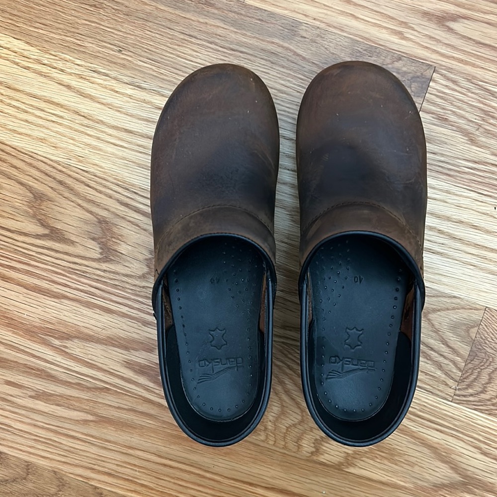 Brown Leather Dansko shoes